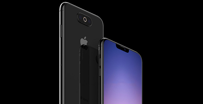 Rò rỉ thiết kế mới về iPhone 2019 máy ảnh ba ống kính ngang - 1
